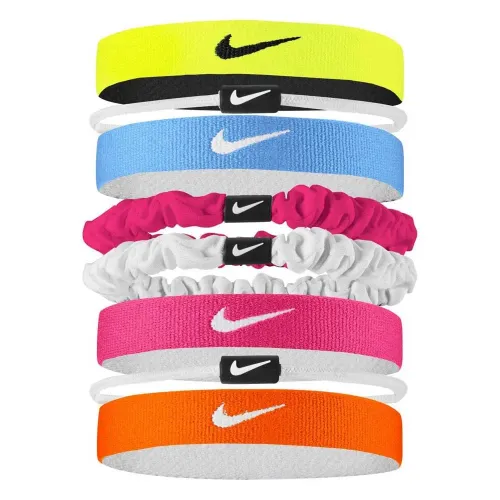 나이키 Flex Classic Mixed Ties 헤어밴드 8 팩 6141564306
