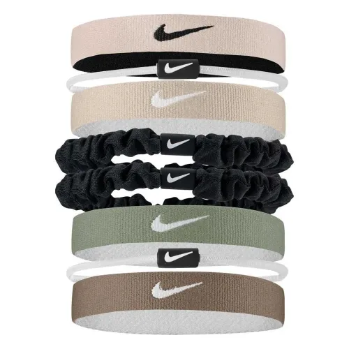 나이키 Flex Classic Mixed Ties 헤어밴드 8 팩 6141564308