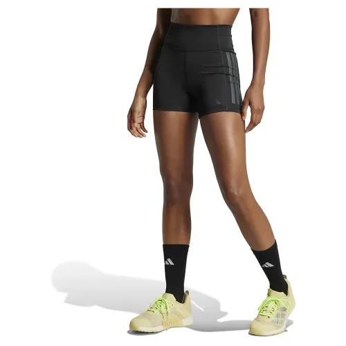 아디다스 Optime 3 Stripes 3in 짧은 레깅스 6141566993