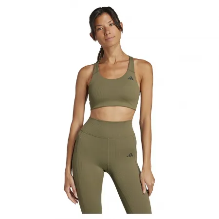 아디다스 Powerimpact Rib 미디엄 임팩트 스포츠 브라 6141585531