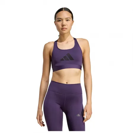 아디다스 Powerreact 그패픽 미디엄 임팩트 스포츠 브라 6142170822