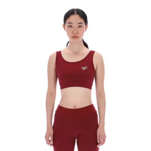 리복 CLASSICS Luna Scoop Small Logo 스포츠 브라 6142237723