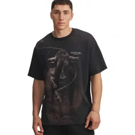 언더아머 Project Rock Washed HWT 반팔 티셔츠 6142261182