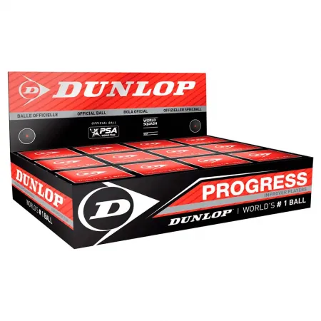 던롭 Progress 스쿼시 볼 상자 6142272526