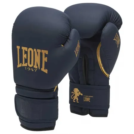 LEONE1947 Black&Gold 인조 가죽 복싱 장갑 6142547347