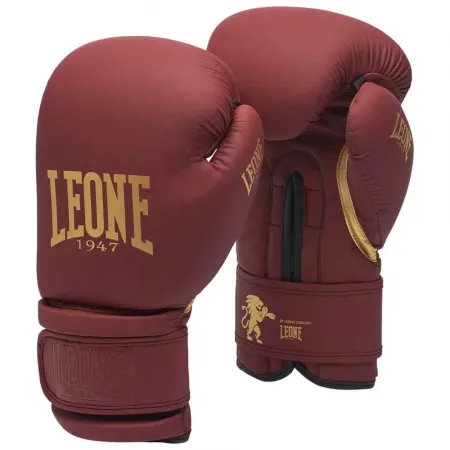 LEONE1947 Black&Gold 인조 가죽 복싱 장갑 6142547348