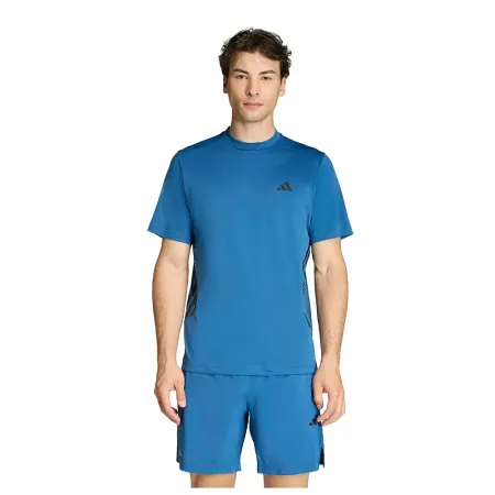 아디다스 Tech Essentials Workout 3 Stripes 반팔 티셔츠 6142667190