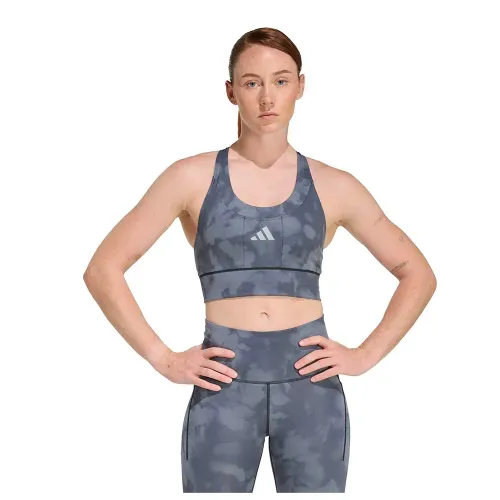 아디다스 Adi365 런닝 Pocket Graphic 미디엄 임팩트 스포츠 브라 6142695363