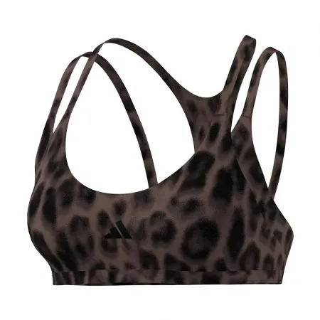 아디다스 옵티메 Leopard 스트래피 스포츠 브라 로우 임팩트 6142696370