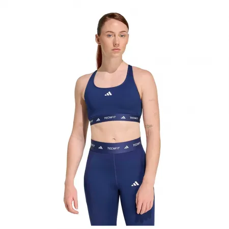 아디다스 Techfit 미디엄 임팩트 스포츠 브라 6142696760