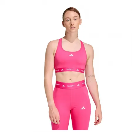 아디다스 Techfit 미디엄 임팩트 스포츠 브라 6142696774