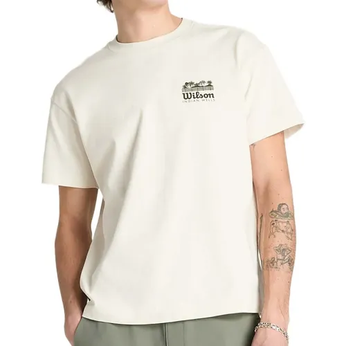 윌슨 클래식 Cotton 그래픽 반팔 티셔츠 6142768311