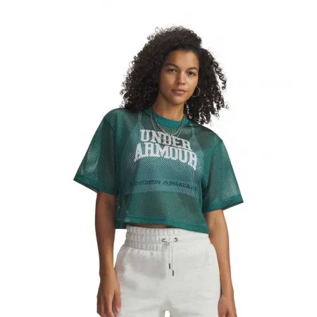 언더아머 Football Mesh Crop 반팔 티셔츠 6142830570