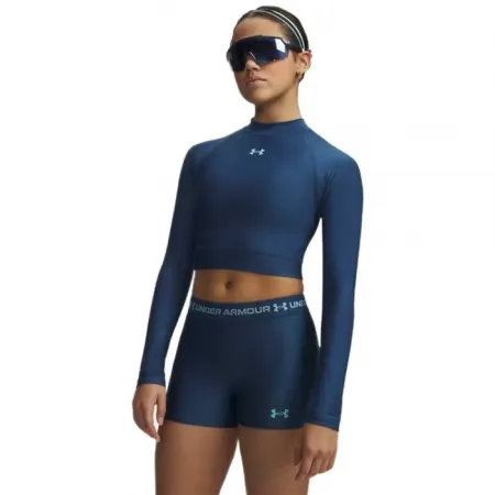 언더아머 HeatGear Crop Mock 긴팔 티셔츠 6142830751