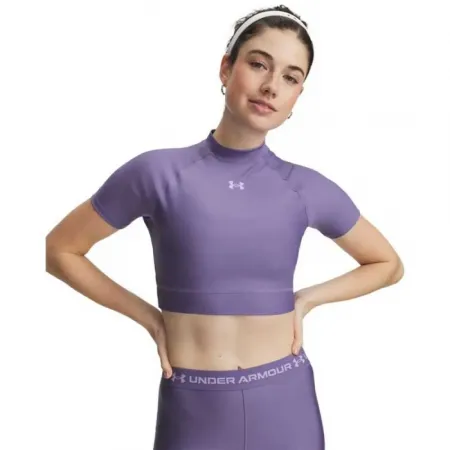 언더아머 HeatGear Crop Mock 반팔 티셔츠 6142830759
