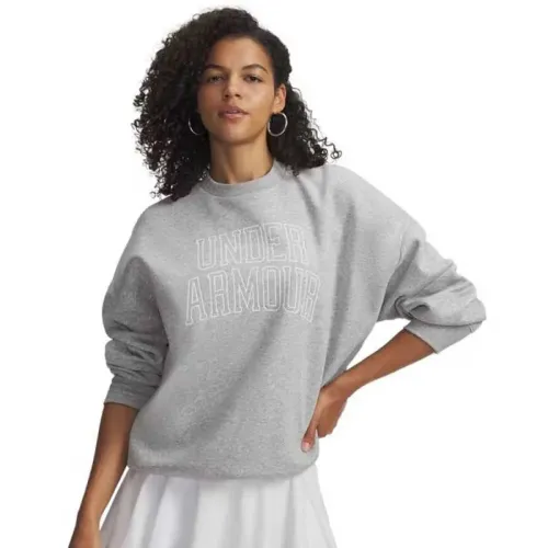 언더아머 Rival Fleece Oversized Varsity Crew 스웨트셔츠 6142831315