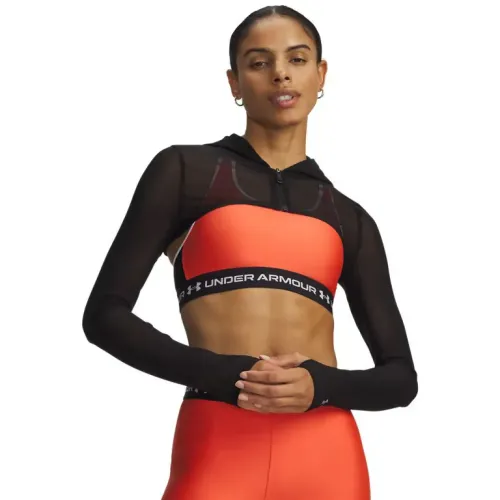 언더아머 Vanish Elite Mesh Crop 풀지퍼 스웨트셔츠 6142831995