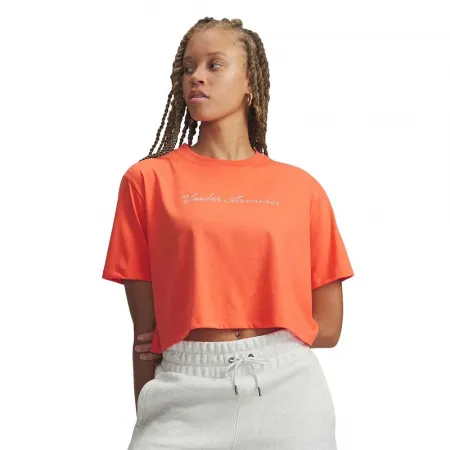 언더아머 WM Crop 반팔 티셔츠 6142832317