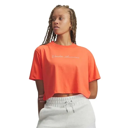 언더아머 WM Crop 반팔 티셔츠 6142832317