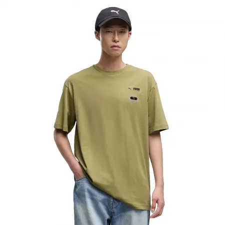 푸마 Graphics Relaxed Stacked 반팔 티셔츠 6143157013