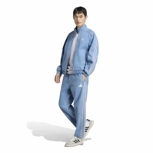 아디다스 Stadiun 레귤러 Fit Denim 풀 렝스 오픈 Hem 운동복 바지 6143176746