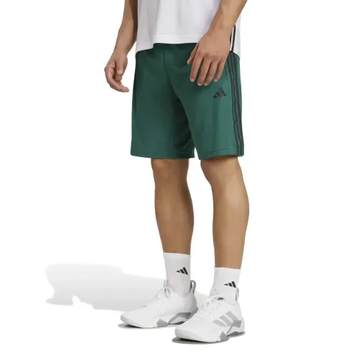 아디다스 Workout Essentials Base 3 Stripes Pique 9in 반바지 6143210990
