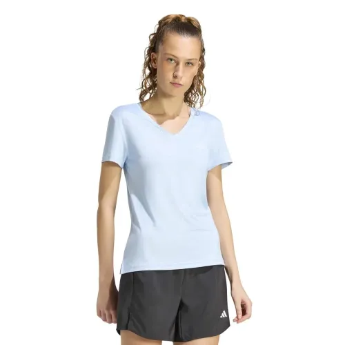 아디다스 Workout Essentials Heather V-Neck 반팔 티셔츠 6143211101