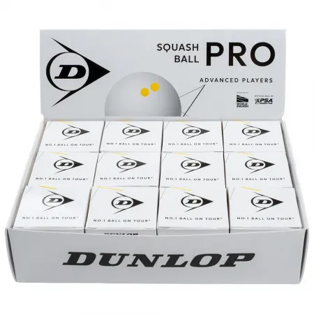 던롭 Pro ss 더블 옐로우 dot 스쿼시 공 6143382498
