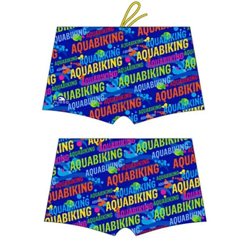 터보 Aquabiking Letters 사각 수영복 7137512147