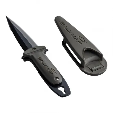 살비마 Atlantis Black Blade 다이빙 나이프 7139403248