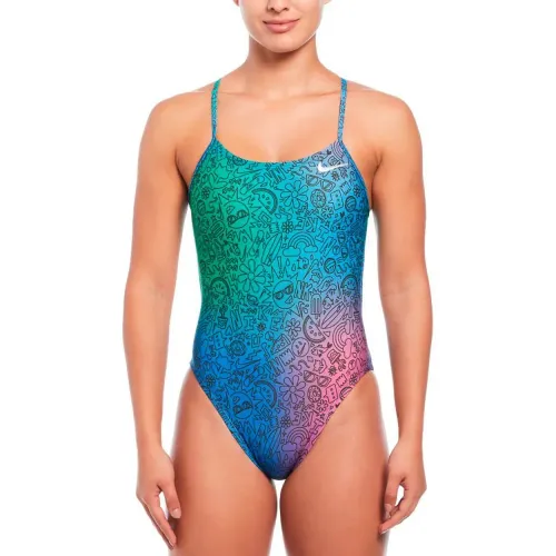나이키 Cutout Hydrastrong Multi Print 수영복 7140339592