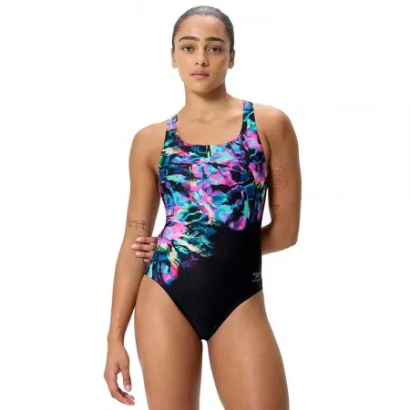 스피도 Female Placement Printed Powerback 수영복 7142645664