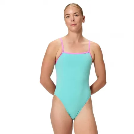 스피도 Female 솔리드 Tri Back 수영복 7142645685