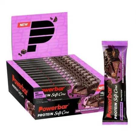 파워바 Protein 소프트 코어 48g Dark Chocolate Brownie 에너지 바 상자 12 단위 7143499103