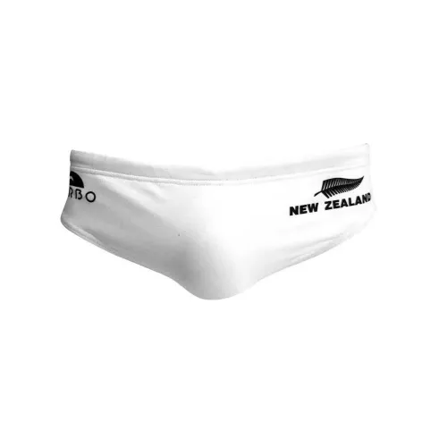 터보 All White 삼각 수영복 7675345