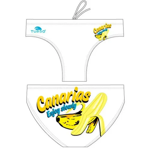 터보 Banana Enjoy Slowly Waterpolo 삼각 수영복 7675366