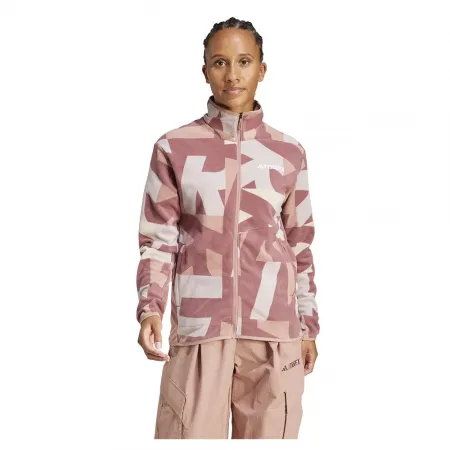 아디다스 테렉스 Multi Printed 지퍼 플리스 8141542292