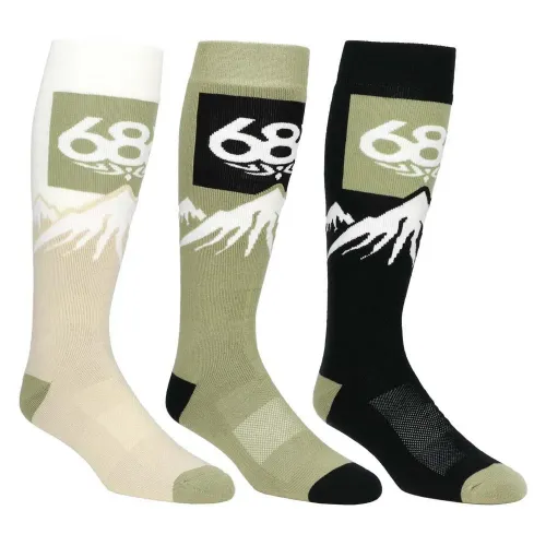 686 Snow caps 긴 양말 3 켤레 8142263296