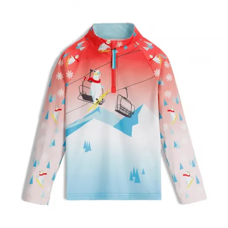 스파이더 Bitsy Reflect 하프 지퍼 스웨트 8142494860