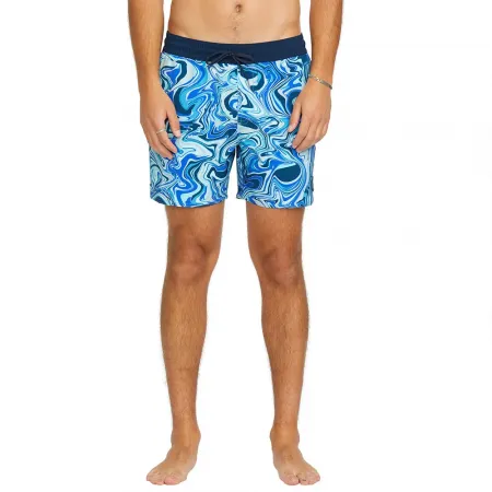 VOLCOM Lido Print 16in 수영 반바지 9141676897