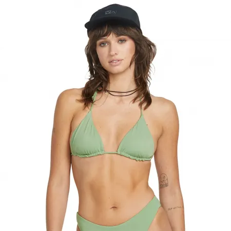 VOLCOM Simply Seamless Triangle 비키니 탑 9141677030