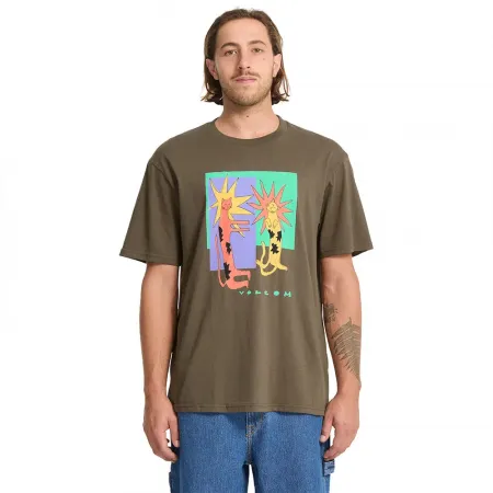 VOLCOM Longo Cats Basic 반팔 티셔츠 9142144544