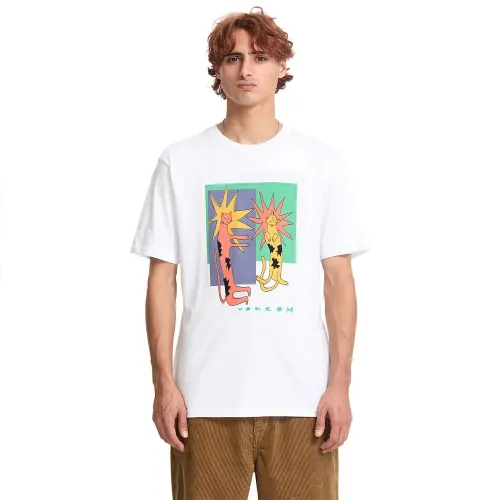 VOLCOM Longo Cats Basic 반팔 티셔츠 9142144545