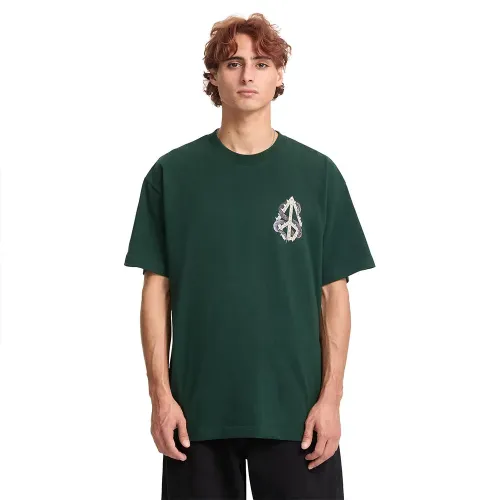 VOLCOM Snake Peace Loose Fit 반팔 티셔츠 9142144613