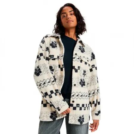 록시 Morning Crush Shacket Fleece 자켓 9142245652