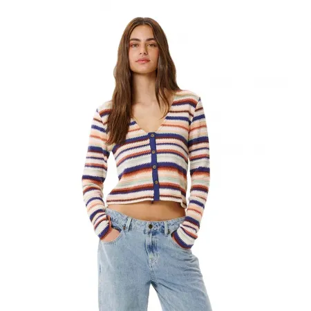 립컬 Bobbi Stripe Button 긴팔 티셔츠 9142393695