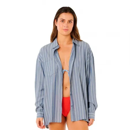 립컬 Beach Days Pinstripe 긴팔 셔츠 9142815210
