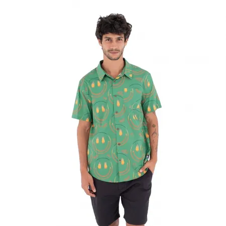 헐리 Printing Press Happy Face 반팔 셔츠 9142893425