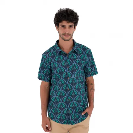 헐리 Printing Press Palm 반팔 셔츠 9142893461