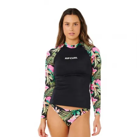 립컬 Molokai Floral Insert 긴팔 래쉬가드 9143001540